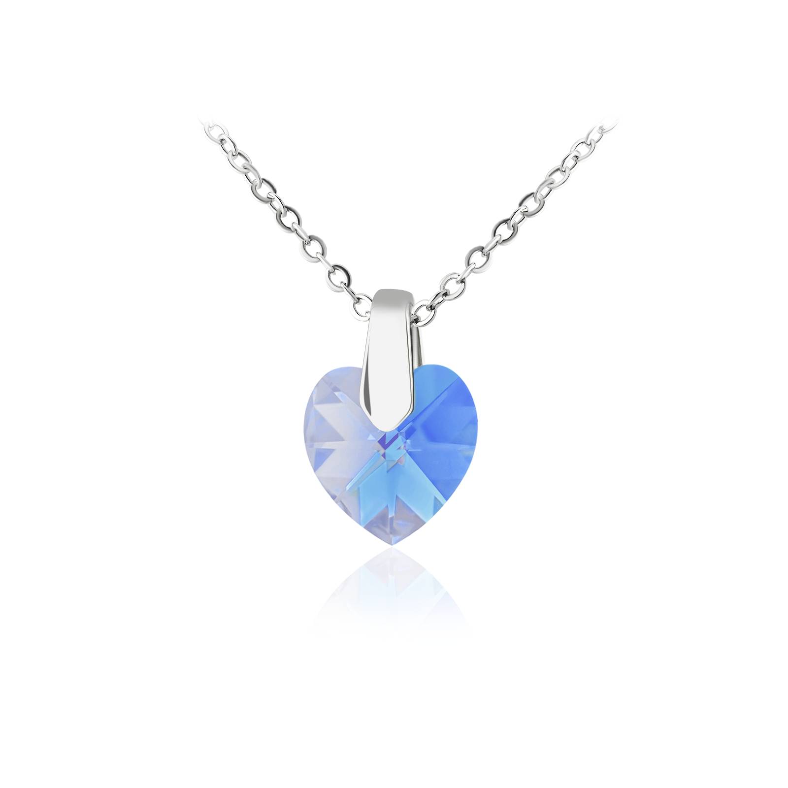 Кулон KOBI Heart Small зі Swarovski 9x10 мм (7430-2259-203-32)
