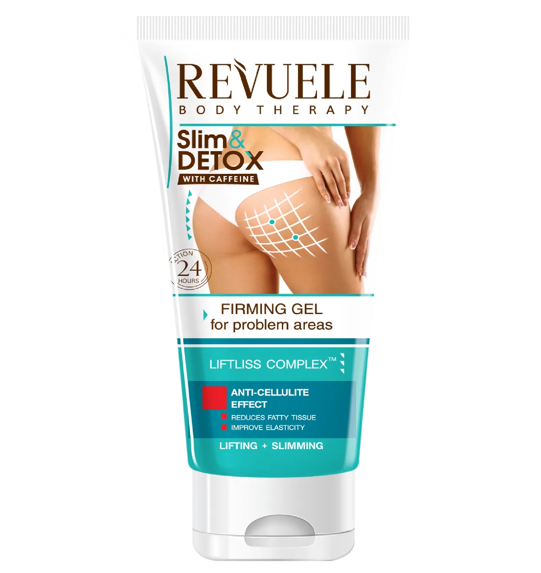 Зміцнюючий гель з кофеїном для проблемних зон Revuele Slim  Detox 200 мл