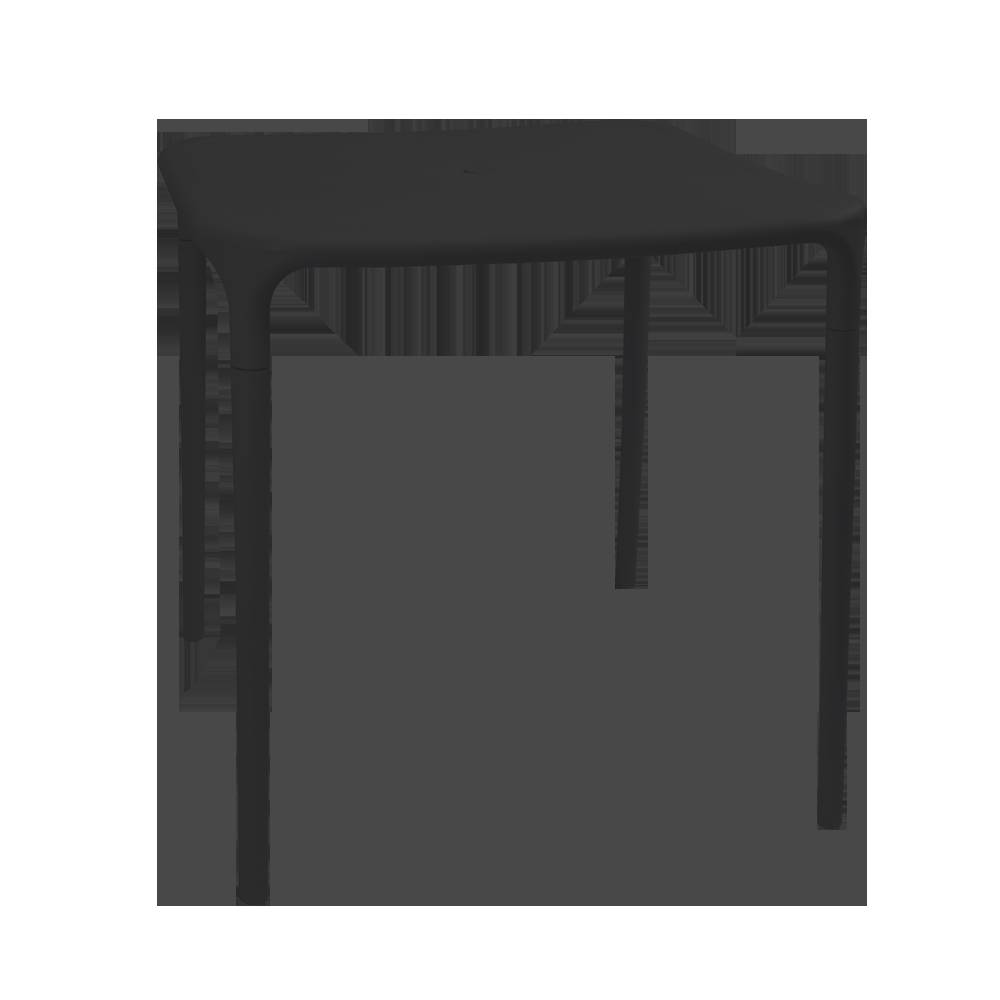 Стол AL-PH квадратный пластиковый Черный (18-100029-1)