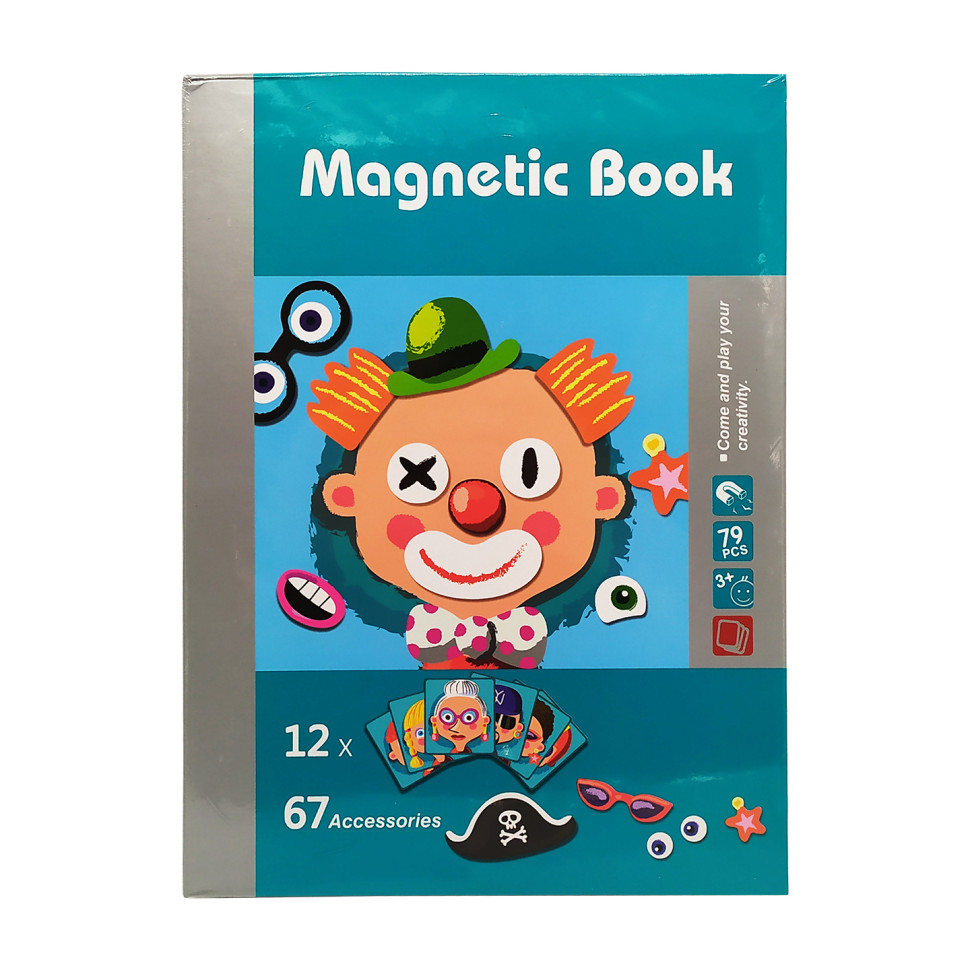 Набор для творчества "Клоун" Bambi LY8726-3 магнитная книга