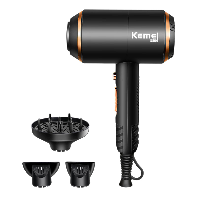 Профессиональный фен для волос Kemei KM-8896 с диффузором 4000 Вт (4708-14257a)