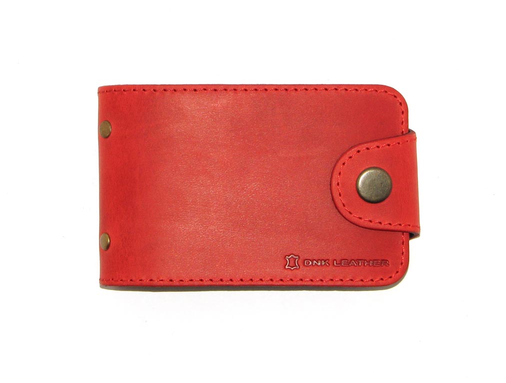 Визитница DNK Leather Красный (DNK Cards-H col.H)