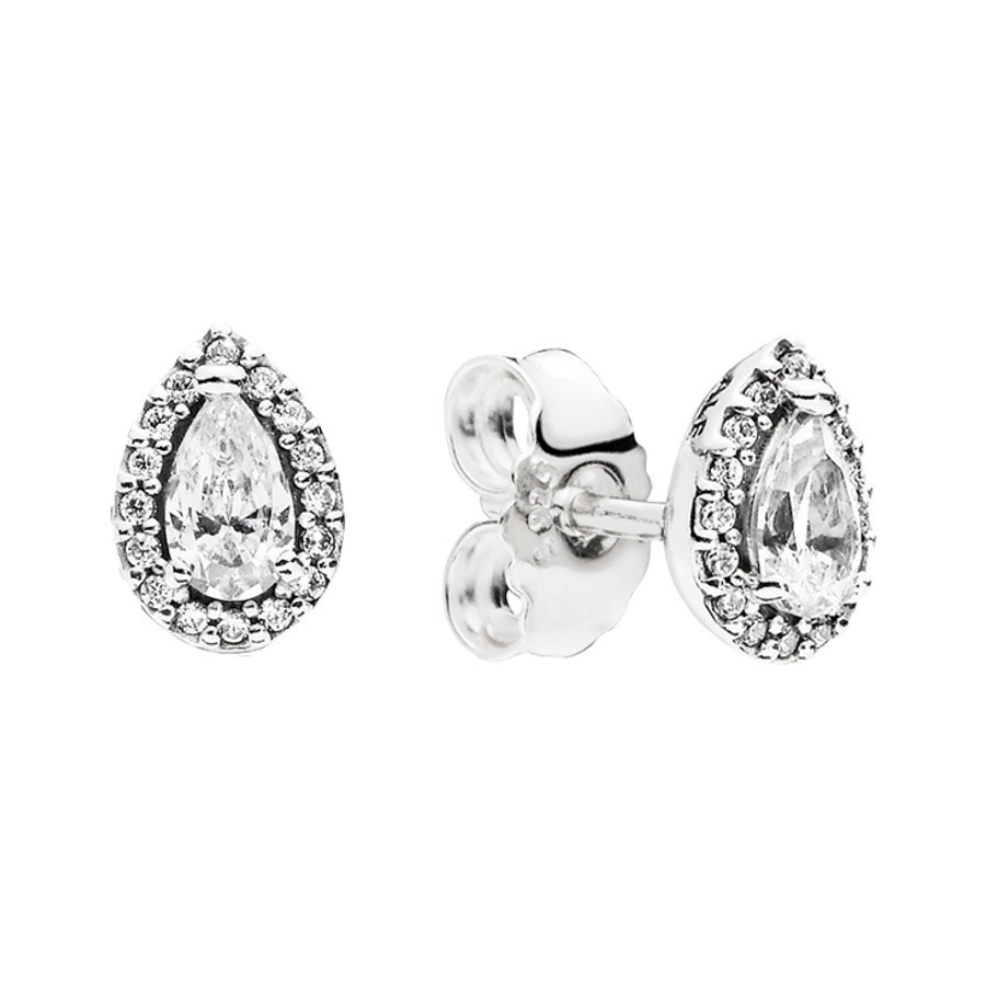 Срібні сережки No Brand Сяючі краплі 296252CZ (1341787935)