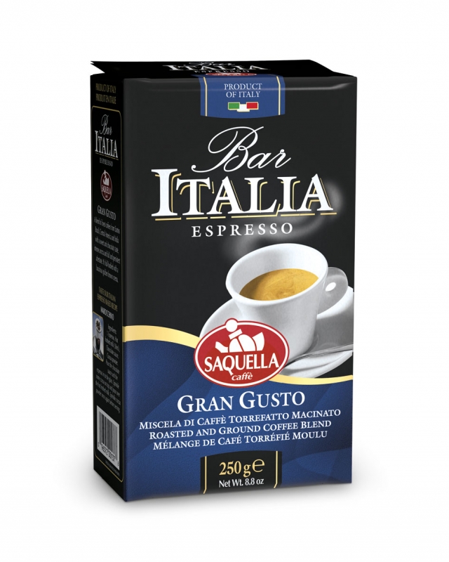 Кава мелена Saquella Bar Italia Gran Gusto 250 г