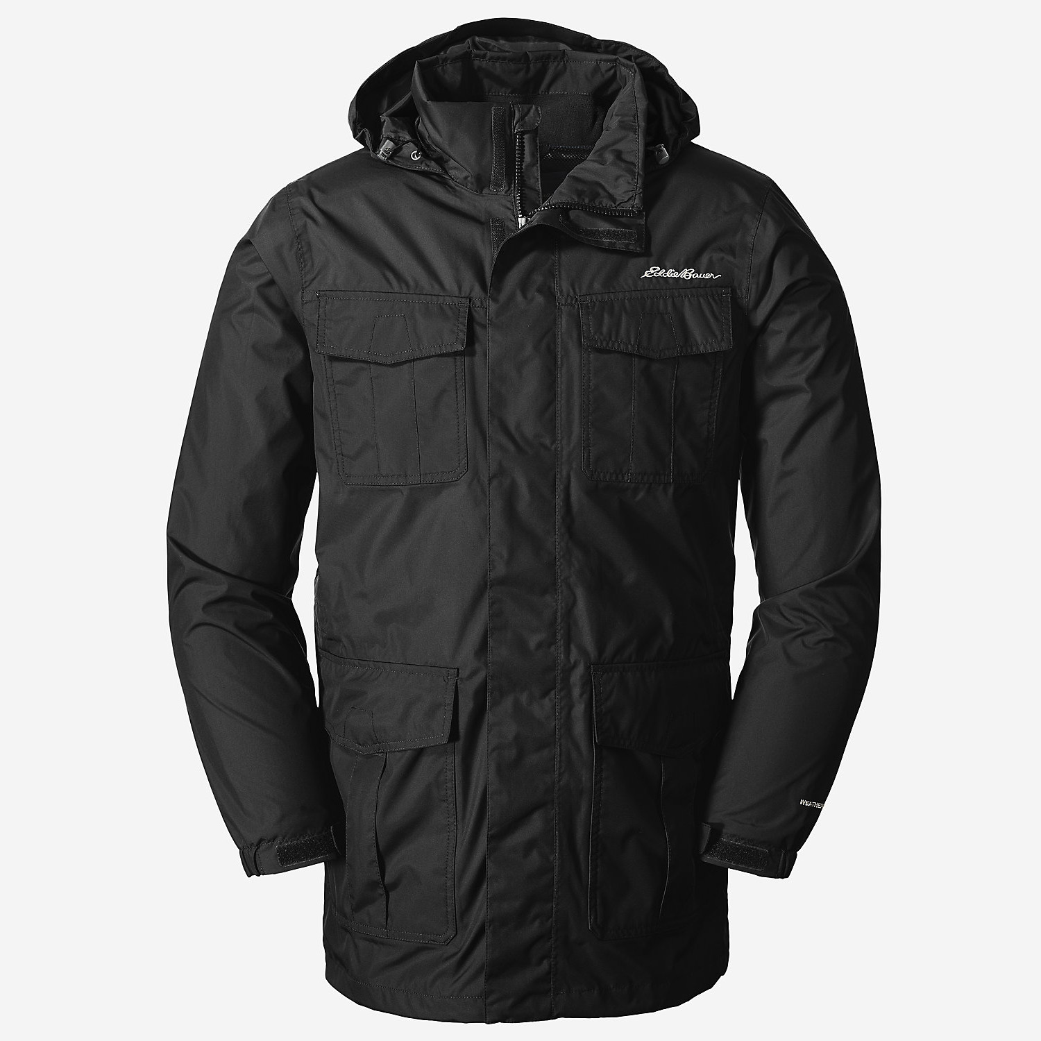 Куртка Eddie Bauer Mens Rainfoil Parka M Черный (5436BK)