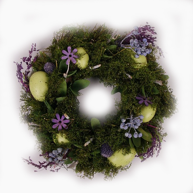Вінок Великодній 25 см. Flora 71563