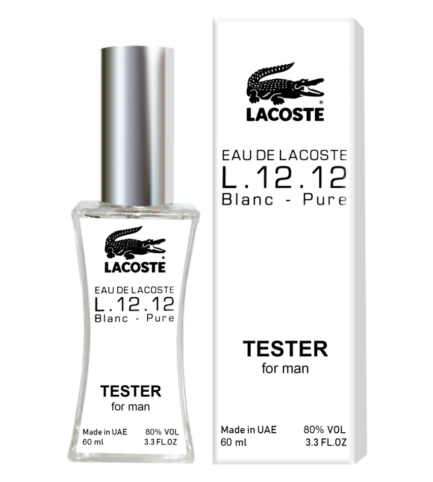 Тестер Lacoste Eau L.12.12 Blanc edp 60ml (ST2-s35067)