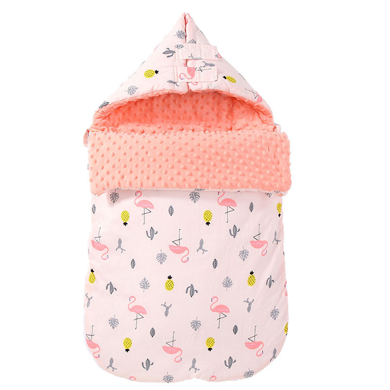 Конверт-ковдра Lovely Baby Lesko J21 Flamingo для малюка новонародженого на виписку