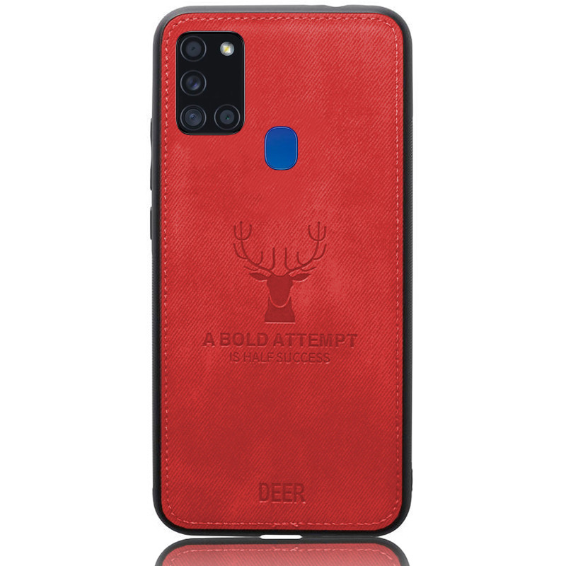 Чохол Deer Case для Samsung Galaxy A21s Red