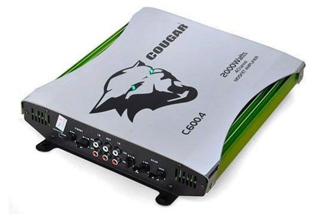 Усилитель автомобильный Cougar CAR AMP С-600.4  2000W (hub_np2_0373)