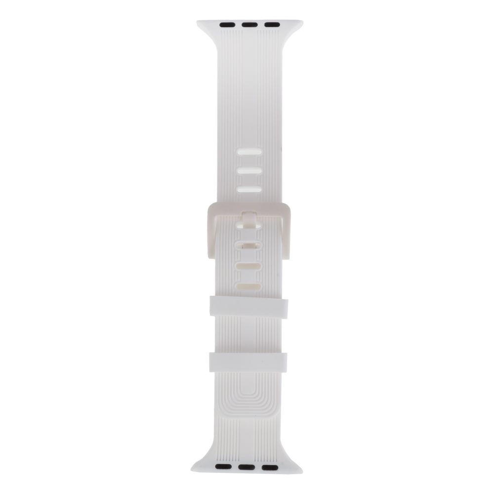 Ремінець ANCHOR Watch Band Silicone Shine Apple Watch 49 / Watch 45/ Watch 44 / Watch 42 mm White