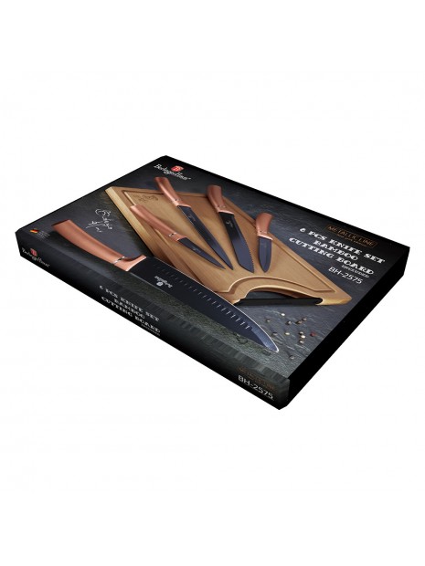 Набор ножей из 6 предметов Berlinger Haus Metallic Line Rose Gold Edition (BH-2575)