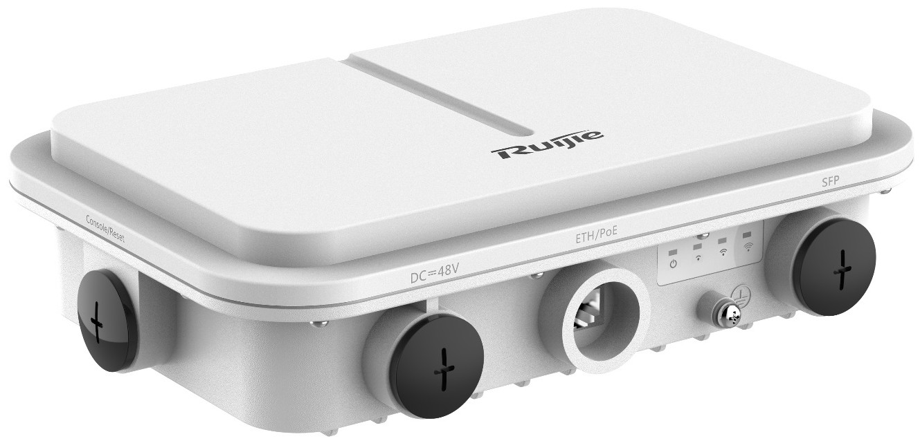 Точка доступа Ruijie RG-AP680(CD) (AX1800, 1xGE, 1xSFP, MU-MIMO, WiFi 6, PoE in, IP68, BLE 5.0, -40 +65?, Ruijie Cloud)