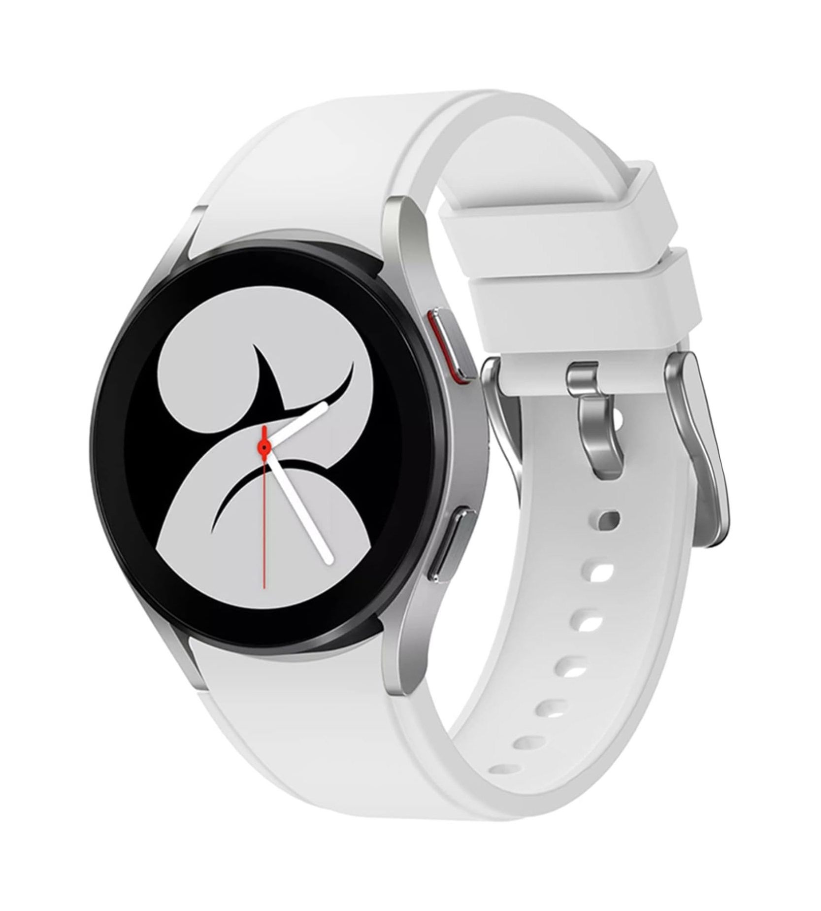 Ремінець силіконовий для смарт годинника BeWatch Four Samsung Galaxy Watch 4 / 5 / Pro Білий (0133304)