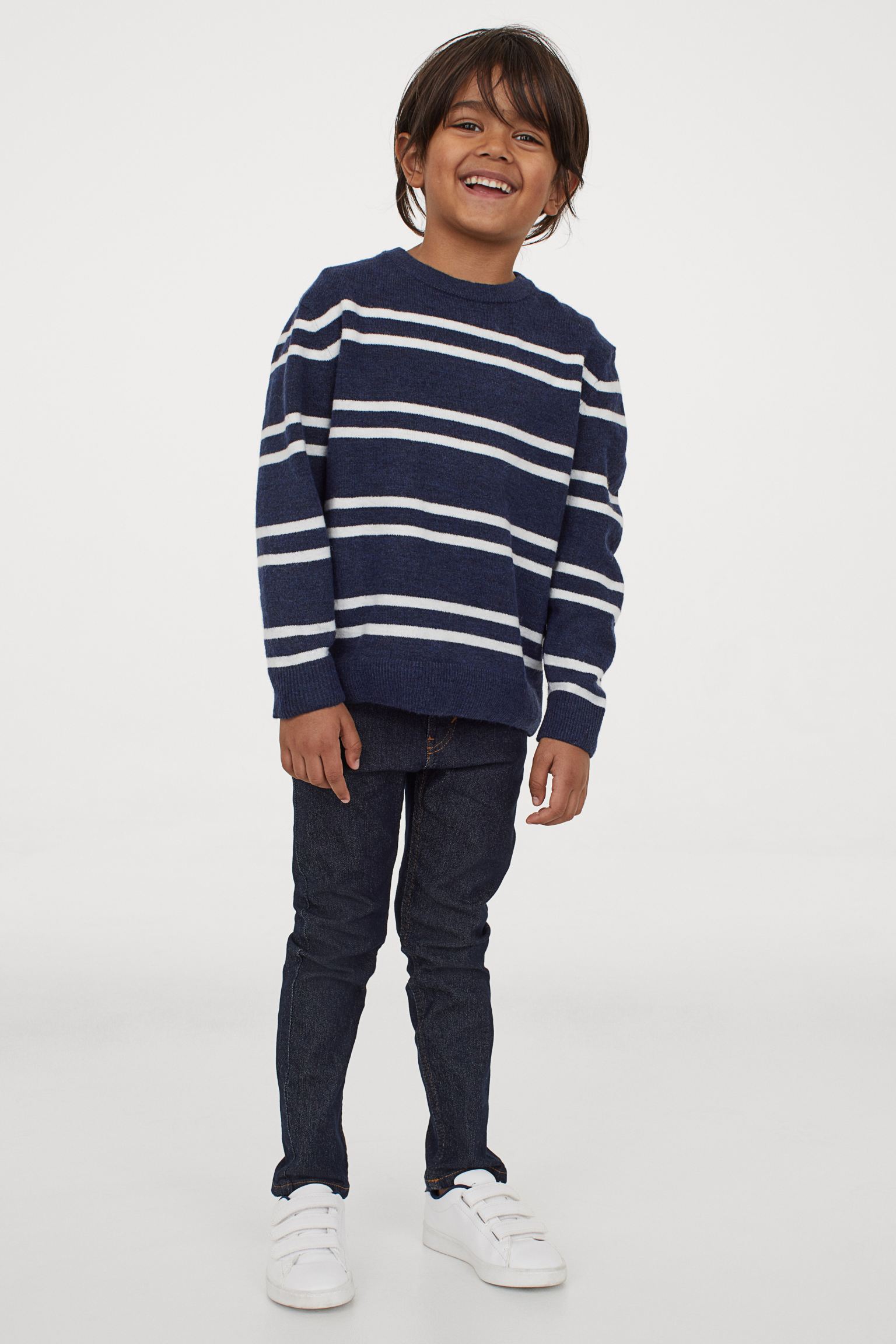 Джинсы H&M 92 см Темно-синий меланж 29115565600
