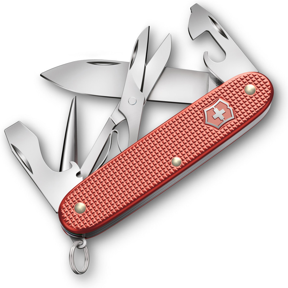 Складной швейцарский нож Victorinox Pioneer X Stone Red 9,3 см Красный (0.8231.L25)