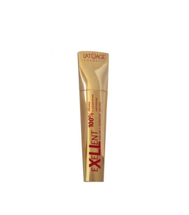 Туш для вій L'ATUAGE eXeLLent Paraben free and TEA free 100% об'єм та поділ накладних вій 9г