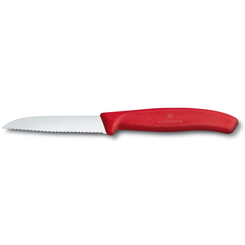 Кухонный нож овощной Victorinox Paring 8 см Красный (6.7431)