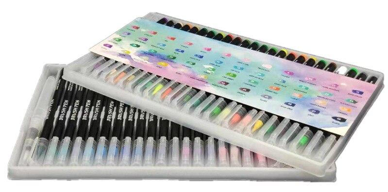 Набір акварельних маркерів Worison 48 кольорів + два пензлики (YV-MWP040)