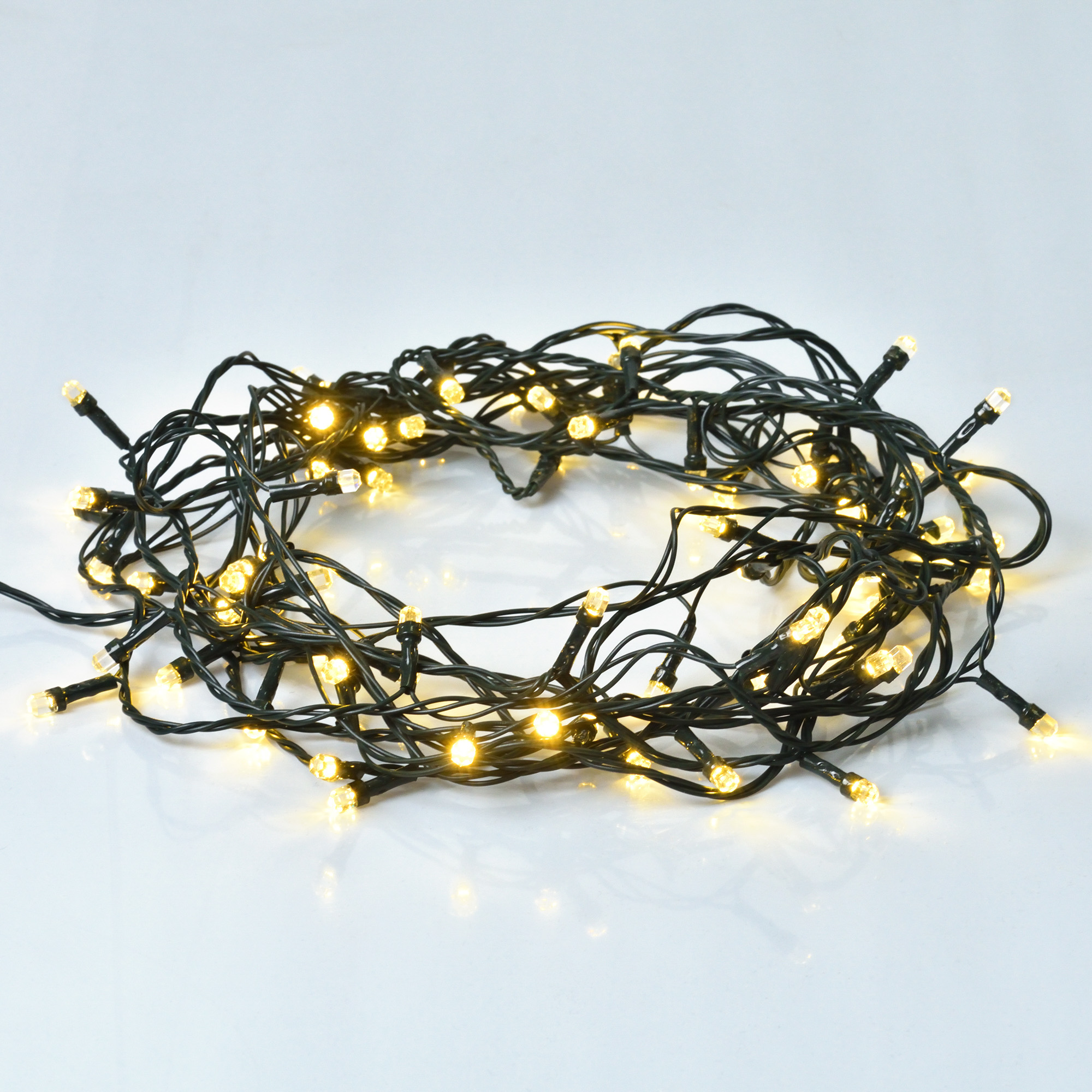 Електрогірлянда YES! Fun Бриллиант 8 мм, 80 LED, 8 м, тепло-біла