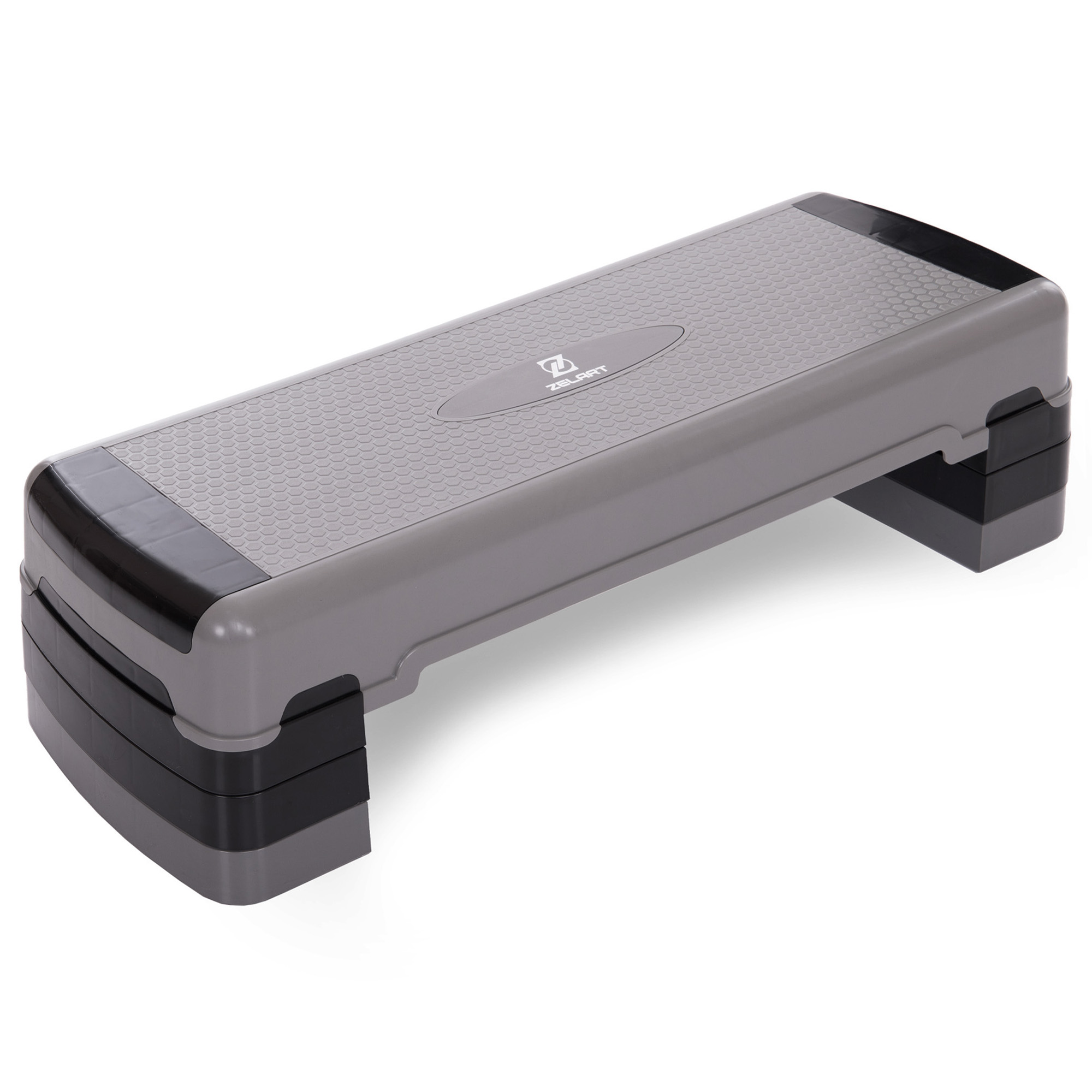 Степ-платформа Zelart FI-2585 Серый-черный