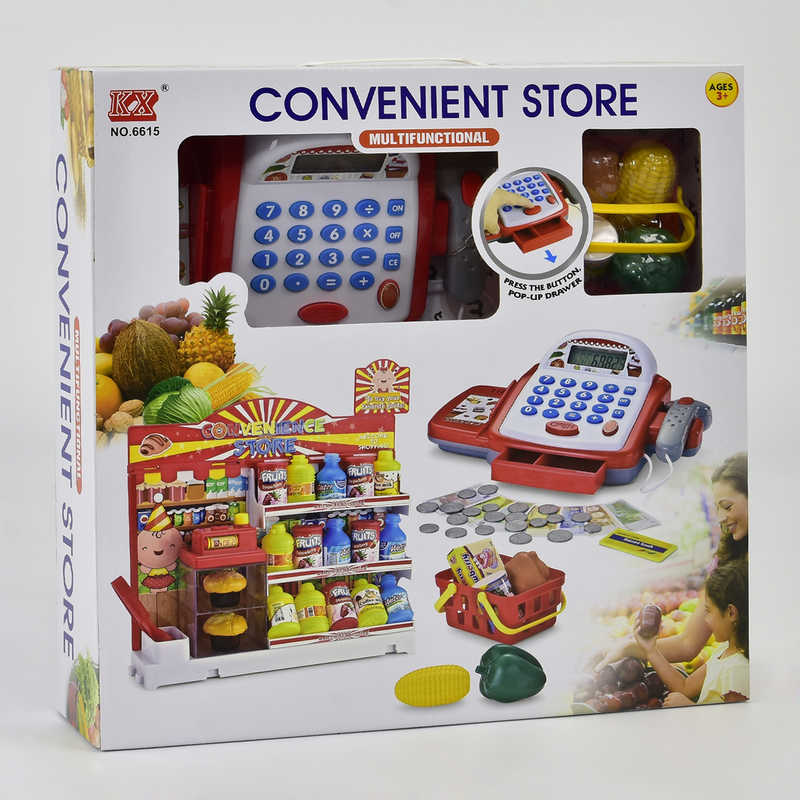 Дитячий супермаркет Multifunctional Convenient Store 6615 Різнокольоровий (2-6615-65021)