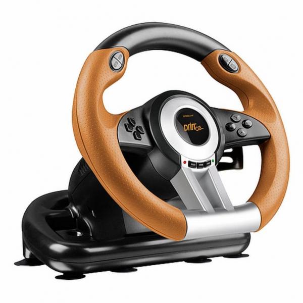 Дротове кермо Speedlink Drift O.Z. Racing Wheel PC (SL-6695-BKOR-01) (F00159408)