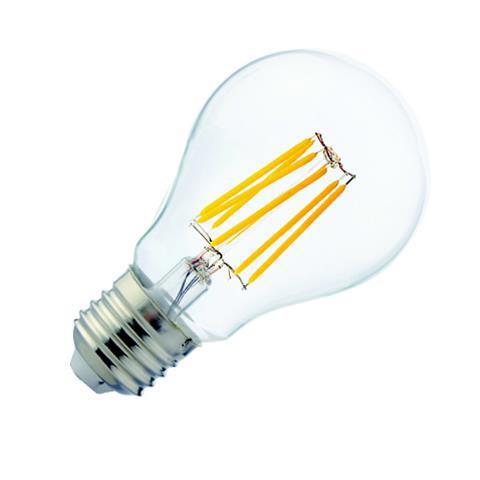 Лампа декоративна Horoz Filament Globe - 6 6 Вт A60 Е27 4200 К Прозорий