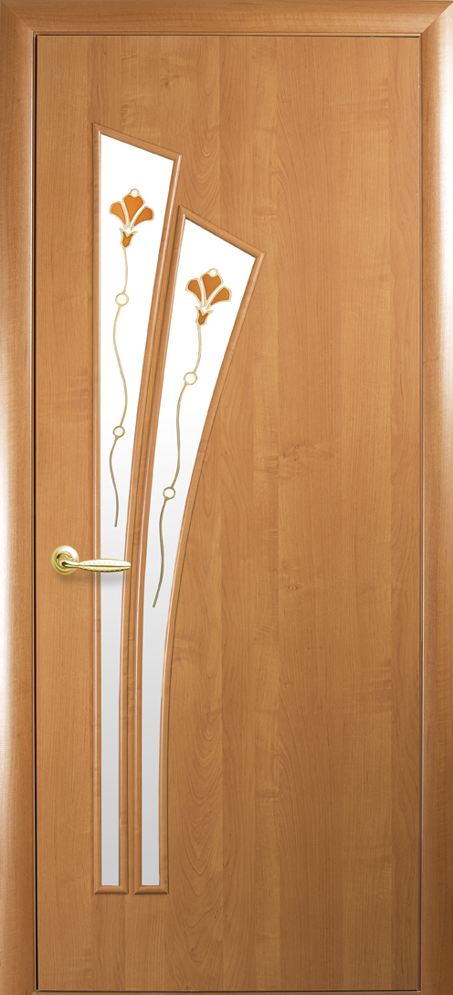 Дверне полотно Новий Стиль Лілія ПВХ 80 см з малюнком Р1 Вільха (57846)