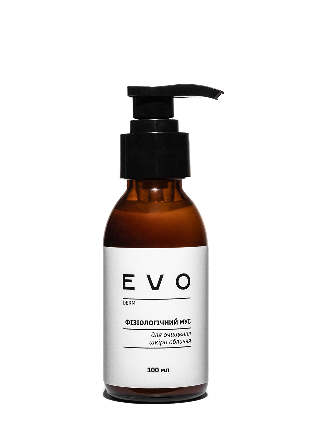 Физиологический мусс для очищения кожи лица EVO derm 100 мл