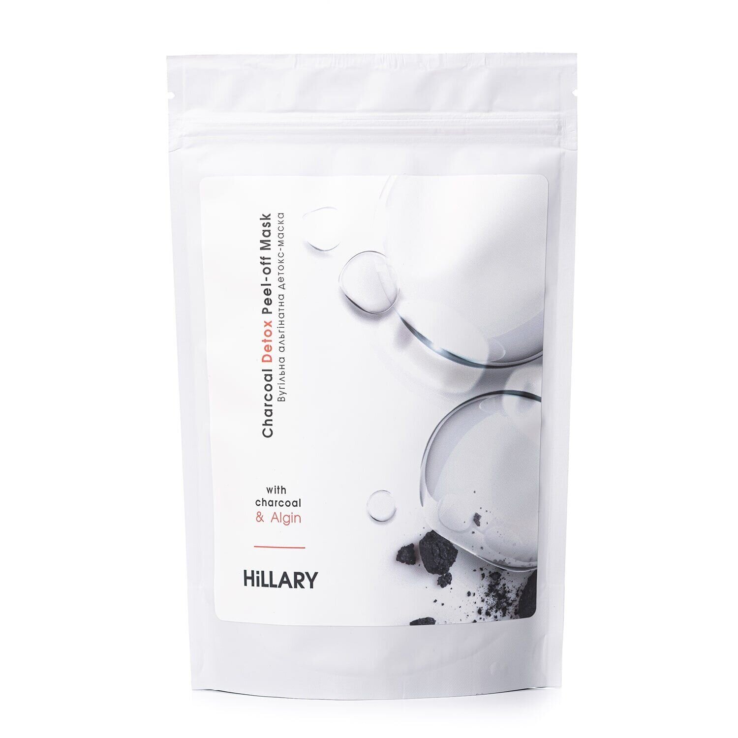 Угольная альгинатная детокс-маска Charcoal Detox Peel-off Mask Hillary 100 г (2314917604342)