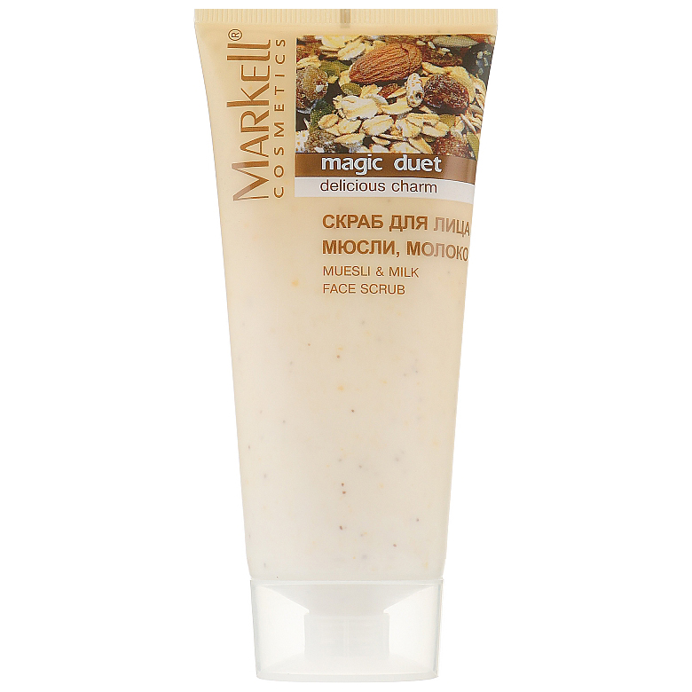 Скраб для лица с мюслями и молоком Markell Cosmetics Magic Duet 95 г