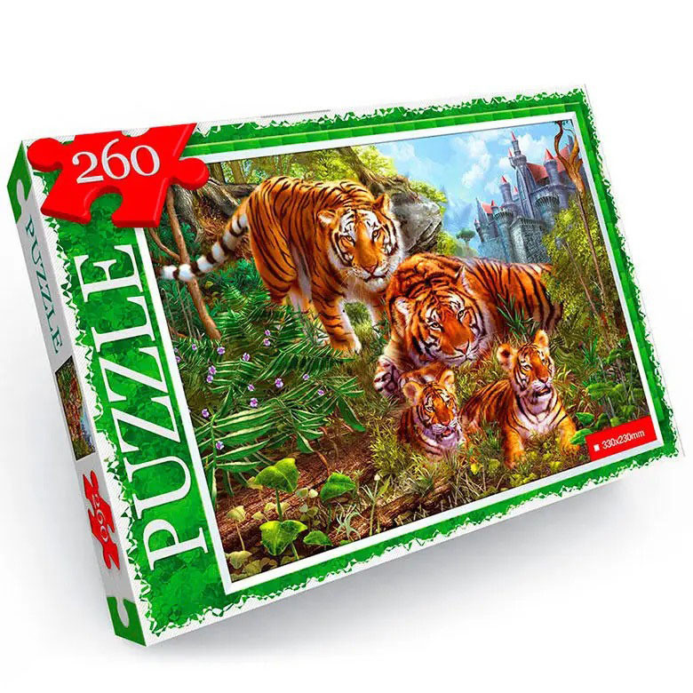 Пазл классический Danko Toys C260-13-01-16 260 эл Тигры