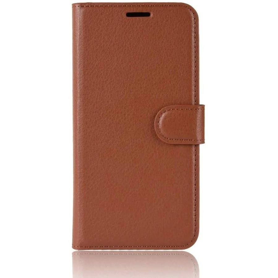 Чехол-книжка Litchie Wallet для Samsung Galaxy A21 A215 Brown