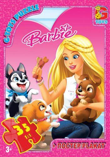 Пазли G-Toys Barbie: вихованці, 35 елементів BA017