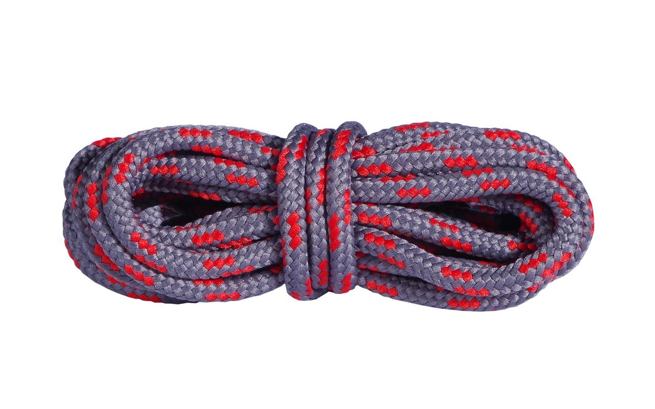 Шнурки для взуття Mountval Laces 150 см Сірий із червоним