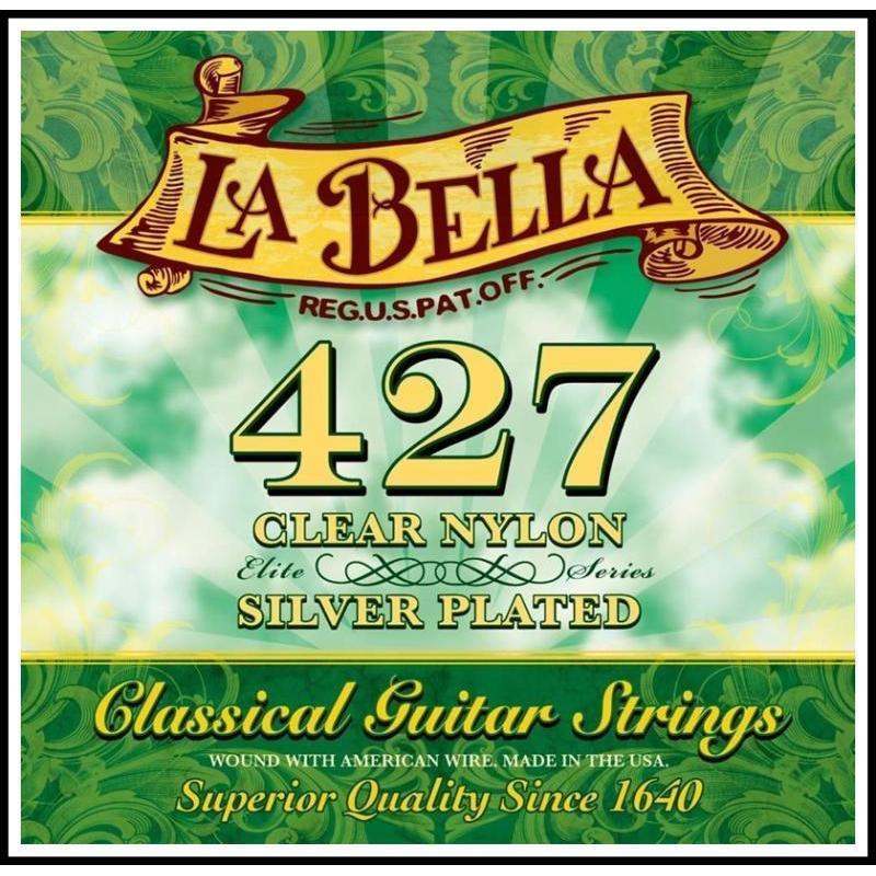 Струни для класичної гітари La Bella 427 Pacesetter Elite Clear Nylon Classical Guitar Strings