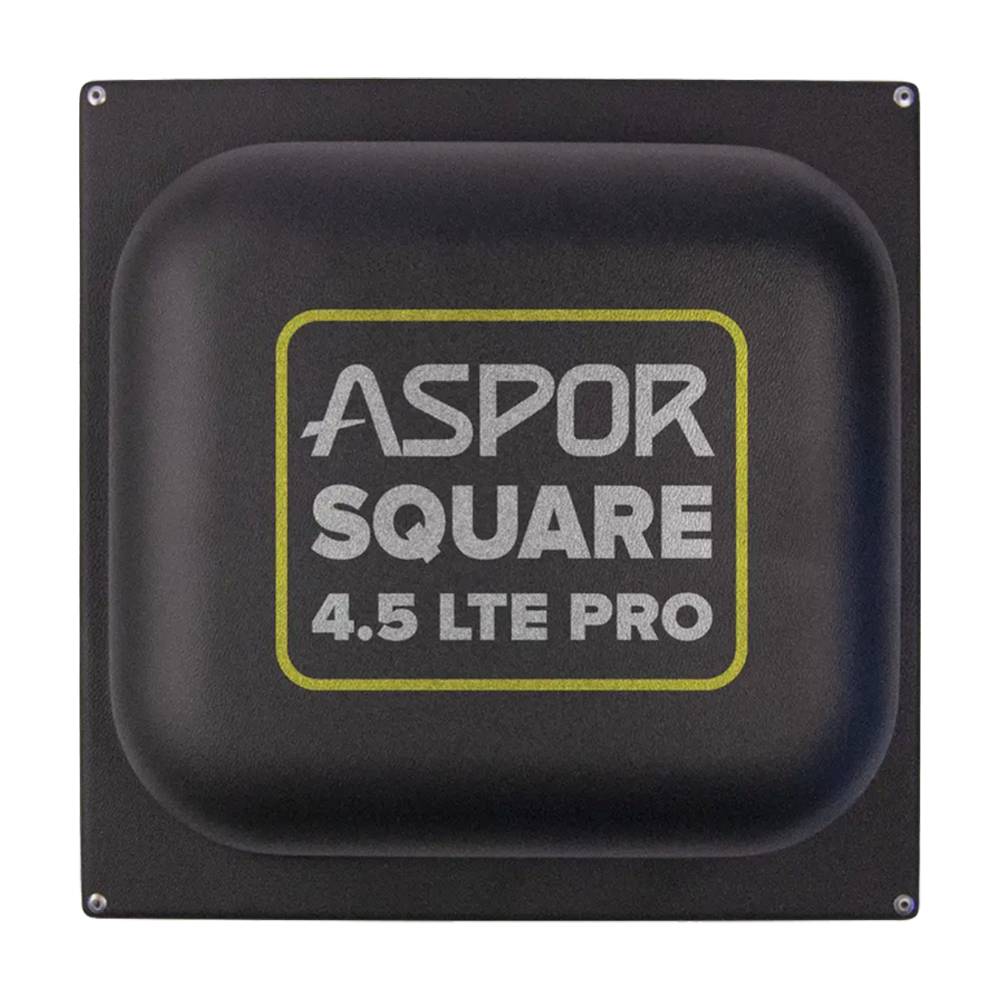Широкосмугова 2G/3G/4G антена панельного типу Aspor Square 824-960/1700-2700 МГц з підсиленням 18 дБ