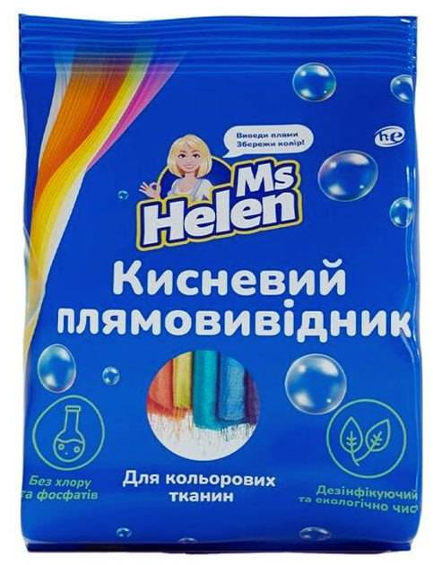 Кисневий плямоочисник Ms Helen Для кольорових тканин 900 г