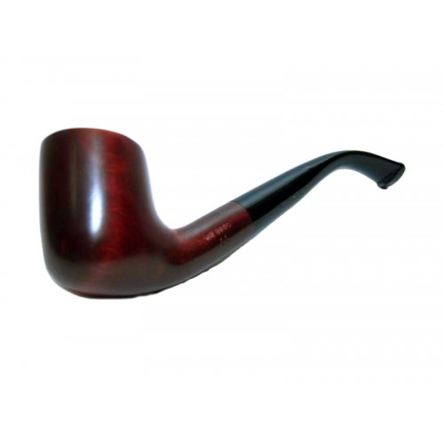 Трубка Brog тютюнова 1.8 x 3.5 см Чорна з коричневим (44 BR)