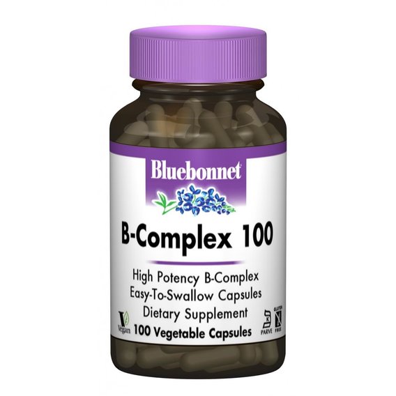 В комплекс Bluebonnet Nutrition B-Complex 100 100 Caps