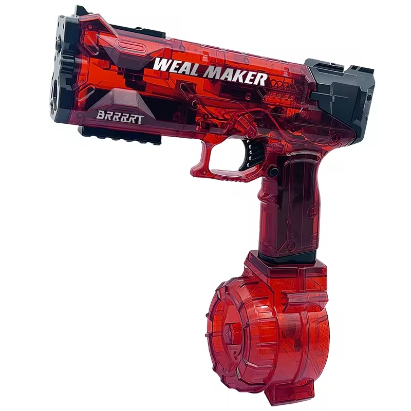 Водяной пистолет No Brand Weal Maker на 2 обоймы 550 мл Красно-черный (W 555-red)