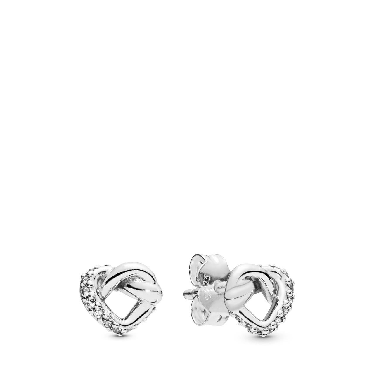 Срібні сережки No Brand Сплетені серця 298019CZ (1341782548)