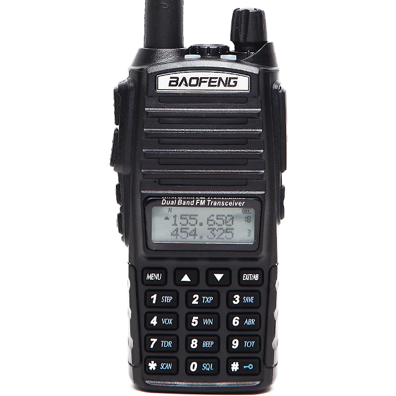 Рація Baofeng UV-82 UP 8 Ватт 2800 мАч Black