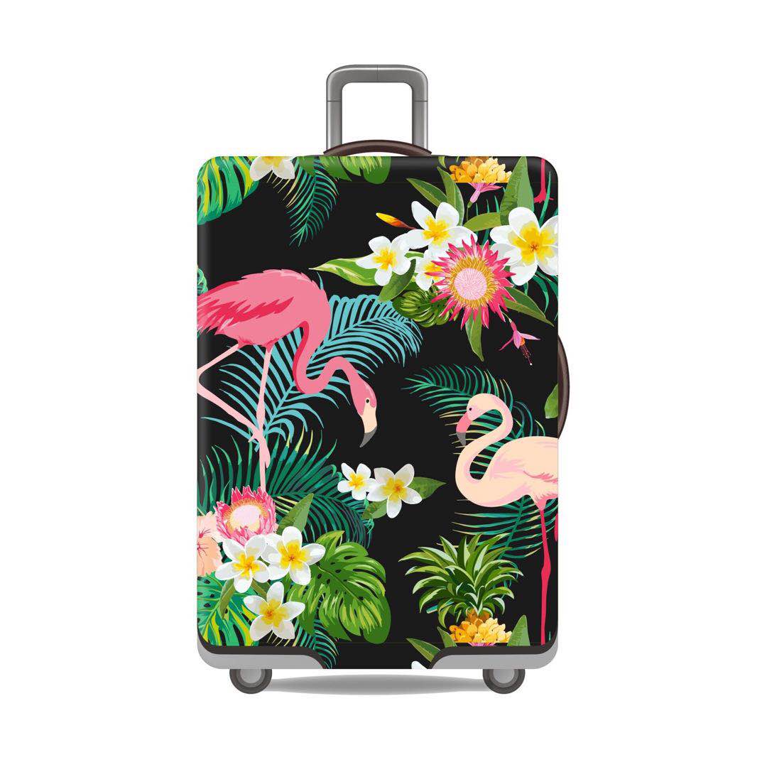 Чехол для чемодана Turister модель Flamingo L Разноцветный (FLM_038L)