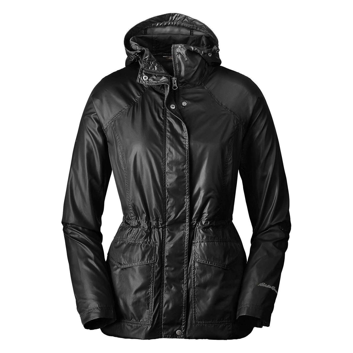 Плащ Eddie Bauer Women Somerland Convertible Trench Coat XXL Чорний (5048BK-XXL)