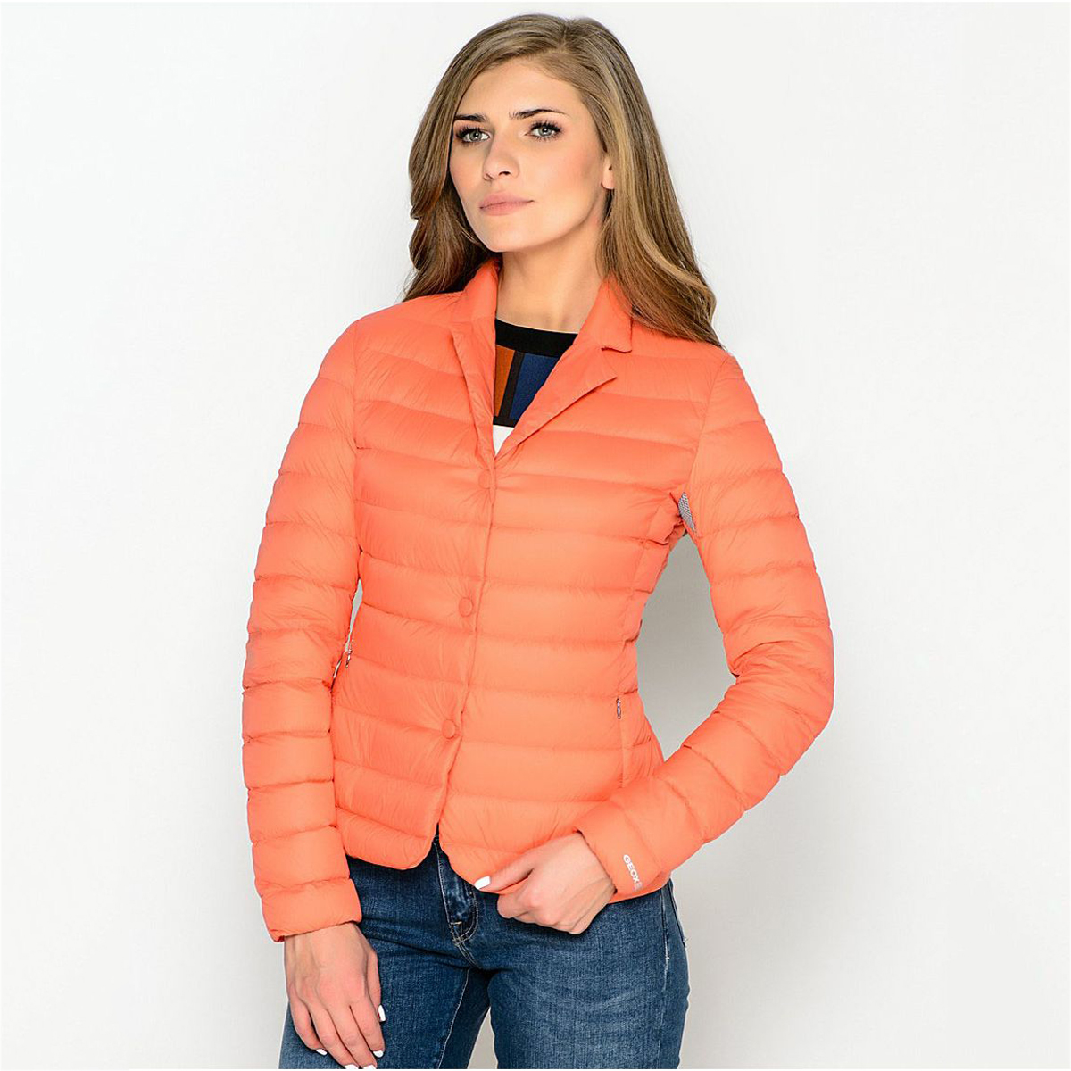 Куртка жіноча Geox W5225D BRIGHT CORAL 44 Кораловий (W5225DBRCO-44)