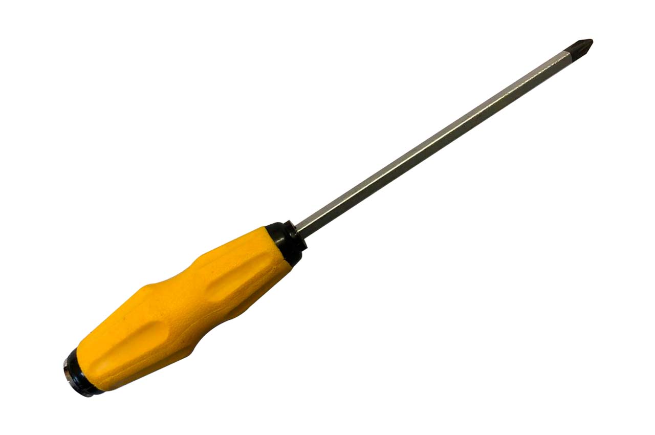 Отвертка Toolex PH2 150 мм ударная Черно-желтый