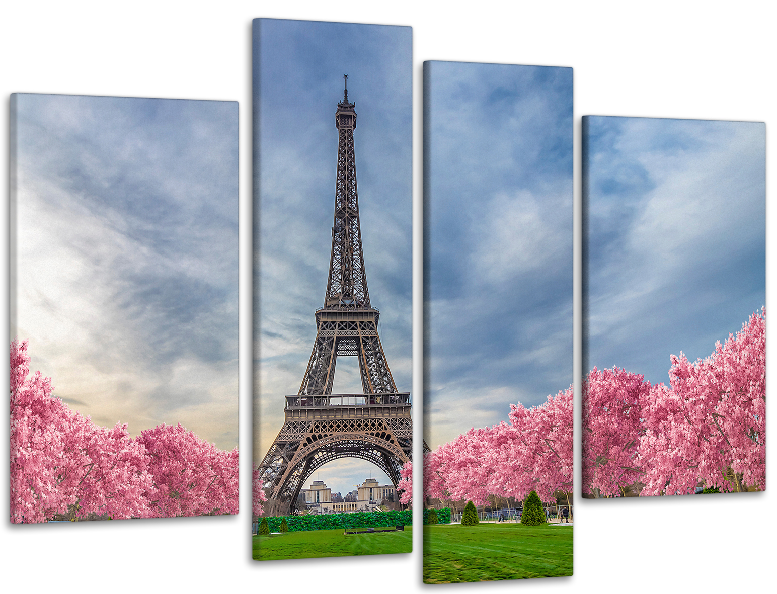 Модульная картина Poster-land Париж с цветущей Сакурой (75x118 см) Art-631_4