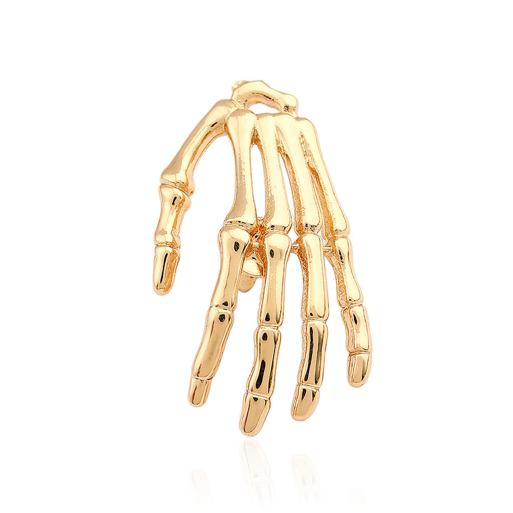 Брошь-значок BROCHE Медицина Анатомия Кисть золотистая BRGV112300